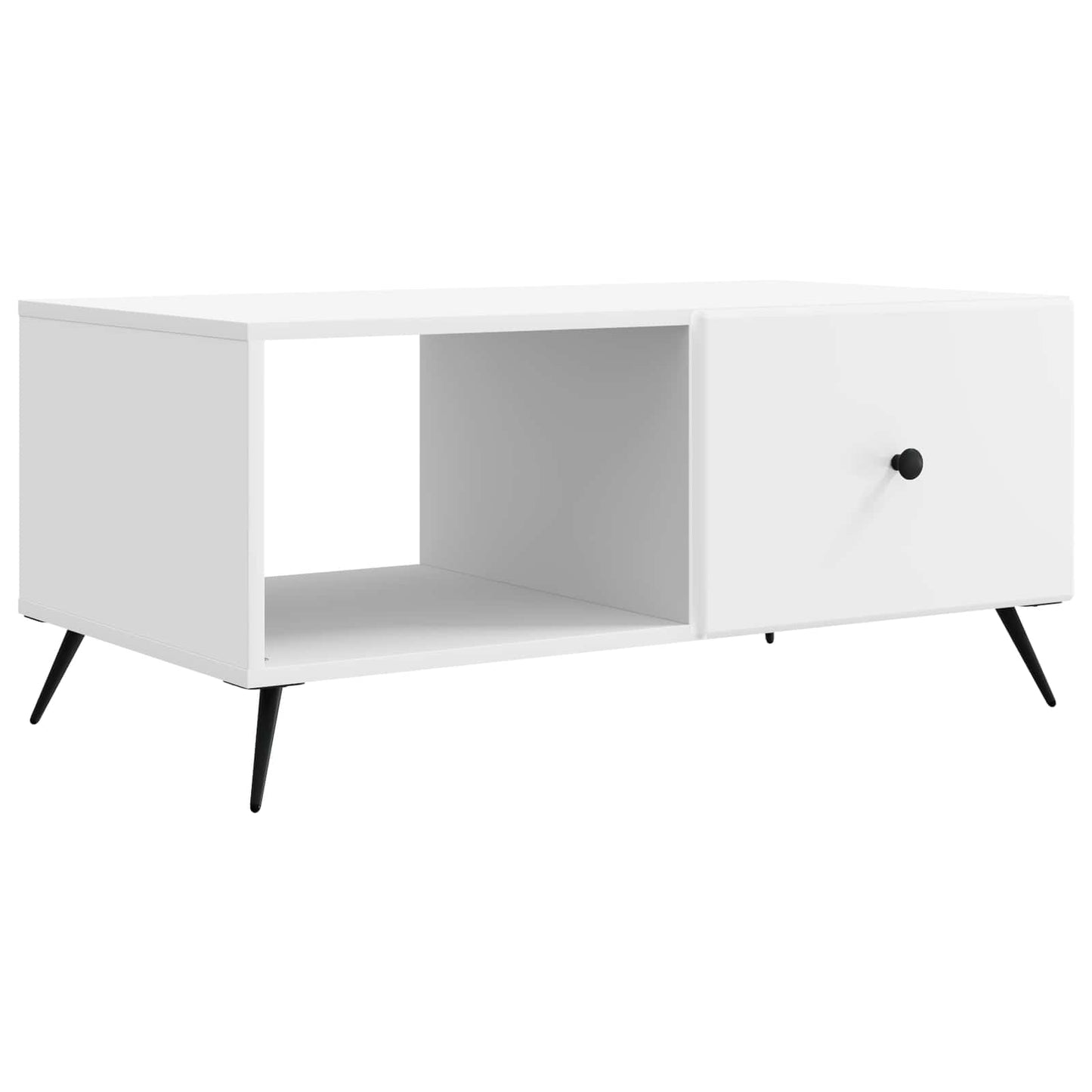 Sofabord Hvid 90 x 50 x 40 cm Konstrueret træ