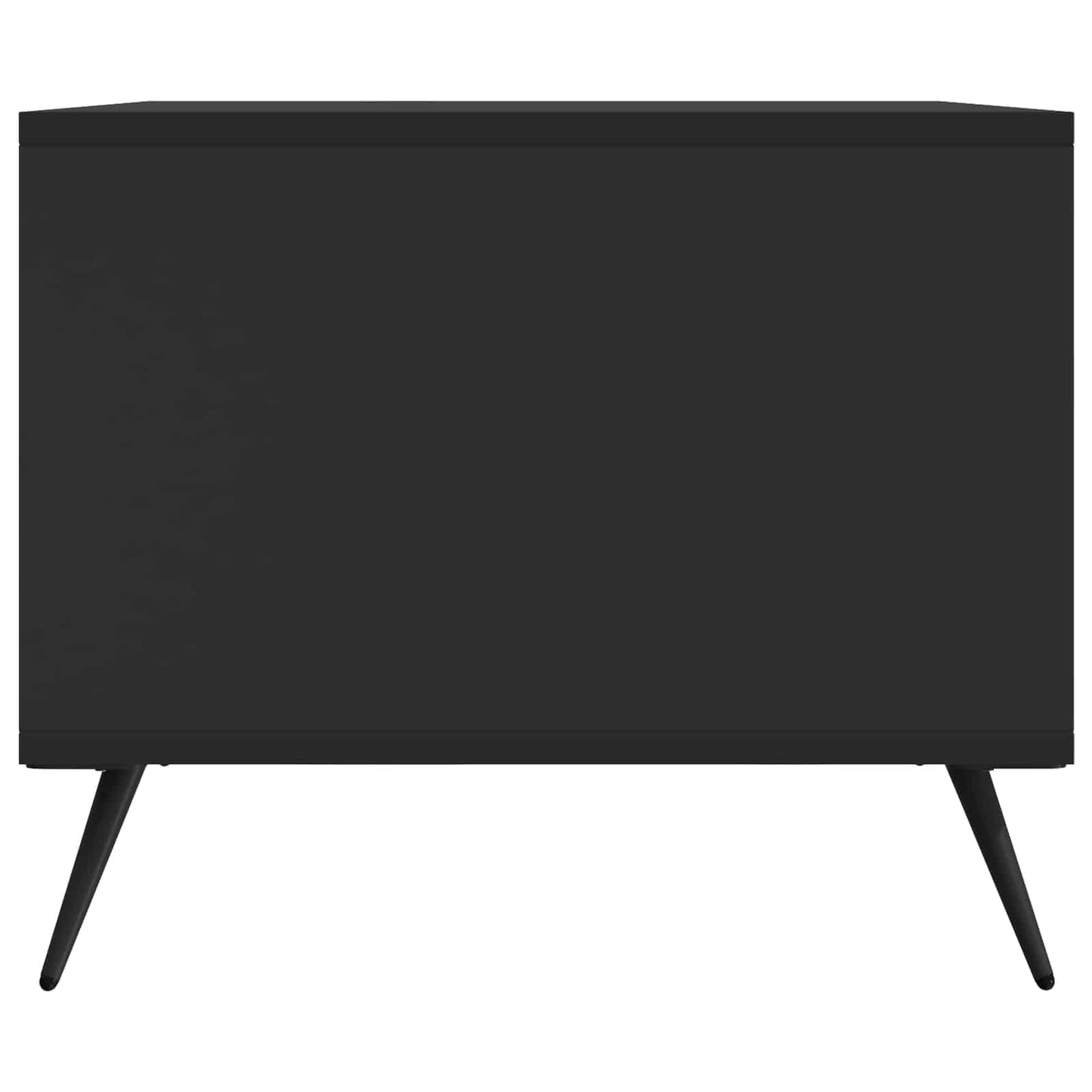 Sofabord Sort 90 x 50 x 40 cm Konstrueret træ