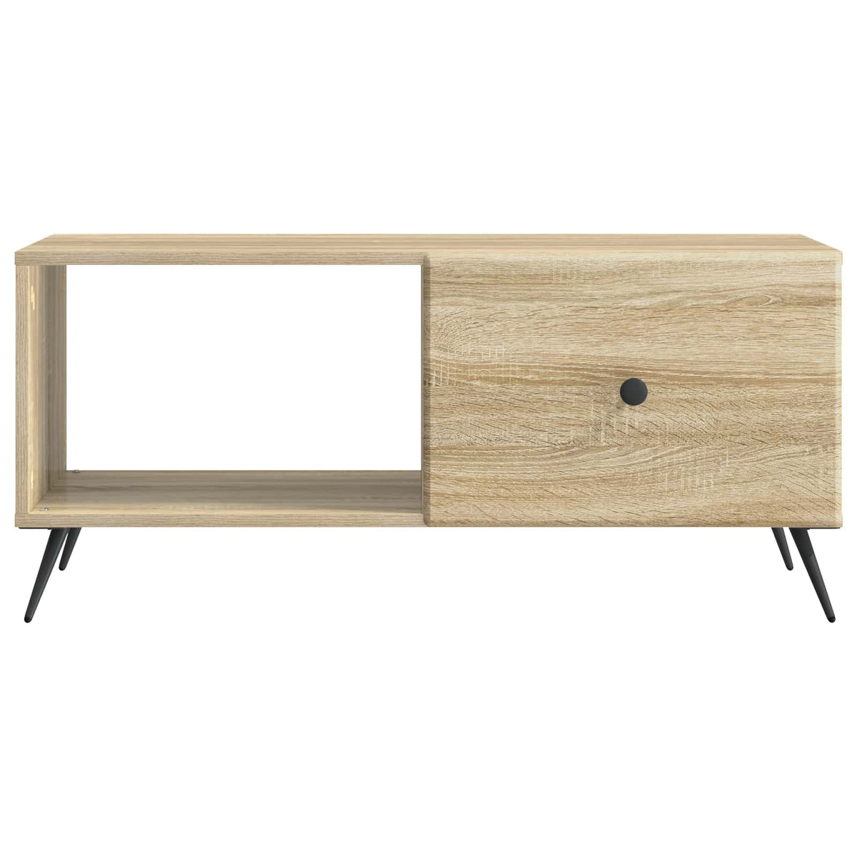 Sofabord Sonoma-eg 90 x 50 x 40 cm Konstrueret træ