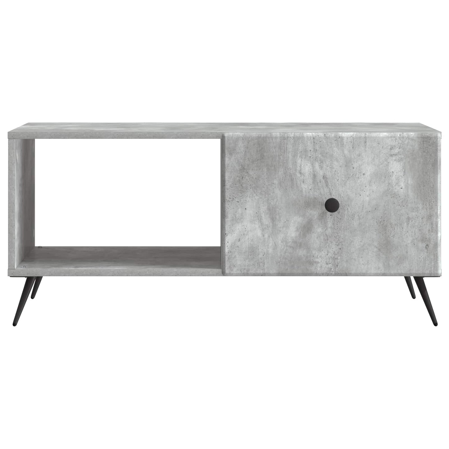 Sofabord Betongrå 90 x 50 x 40 cm Konstrueret træ