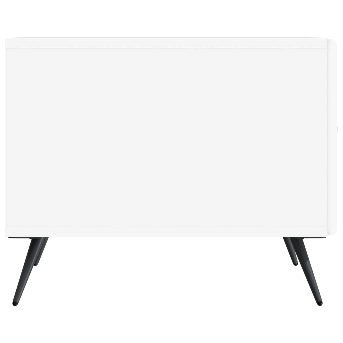 Sofabord med skuffe Hvid 49 x 50 x 40 cm Konstrueret træ