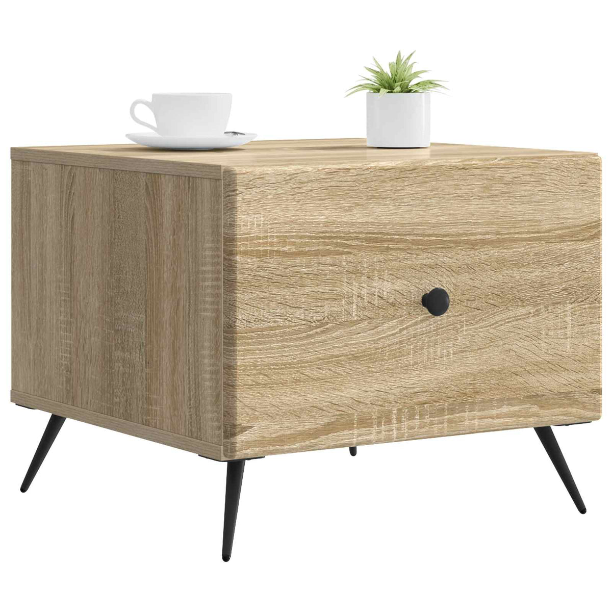 Sofabord Sonoma-eg 49 x 50 x 40 cm Konstrueret træ