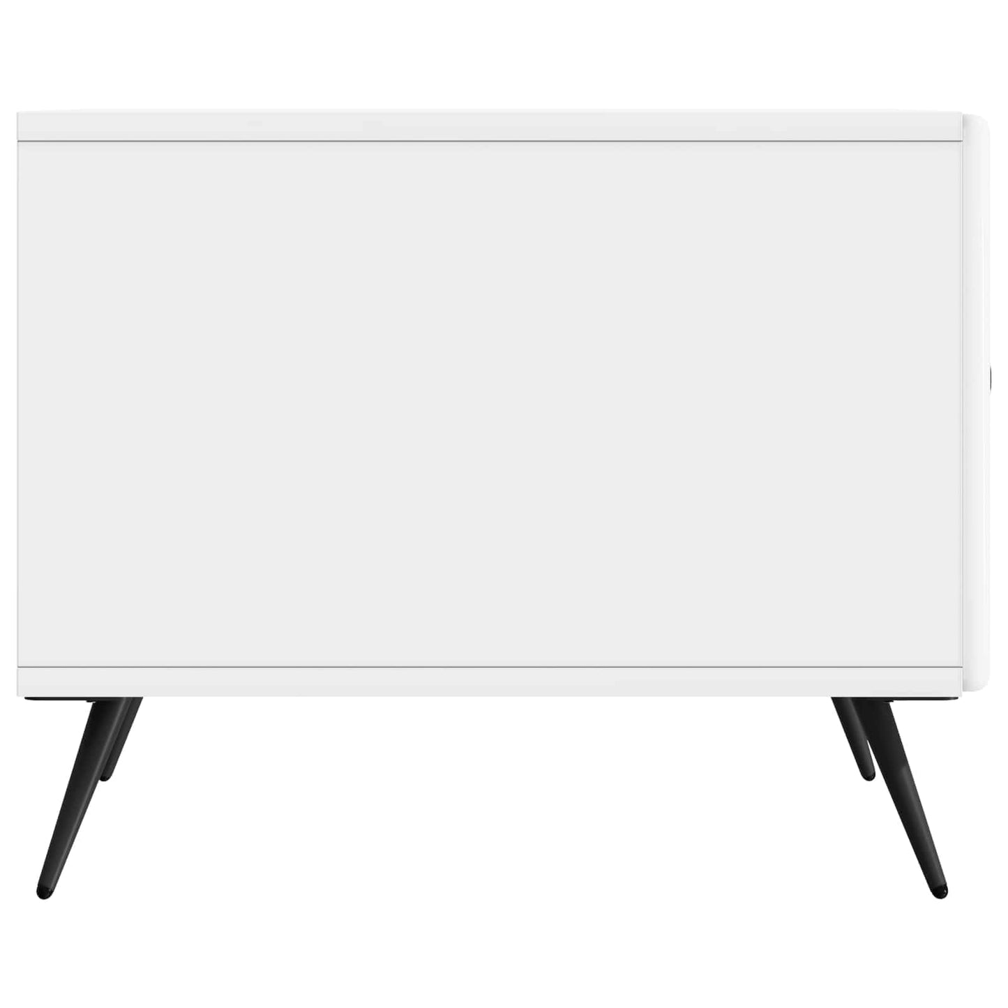 Sofabord Hvid højglans 49 x 50 x 40 cm Konstrueret træ
