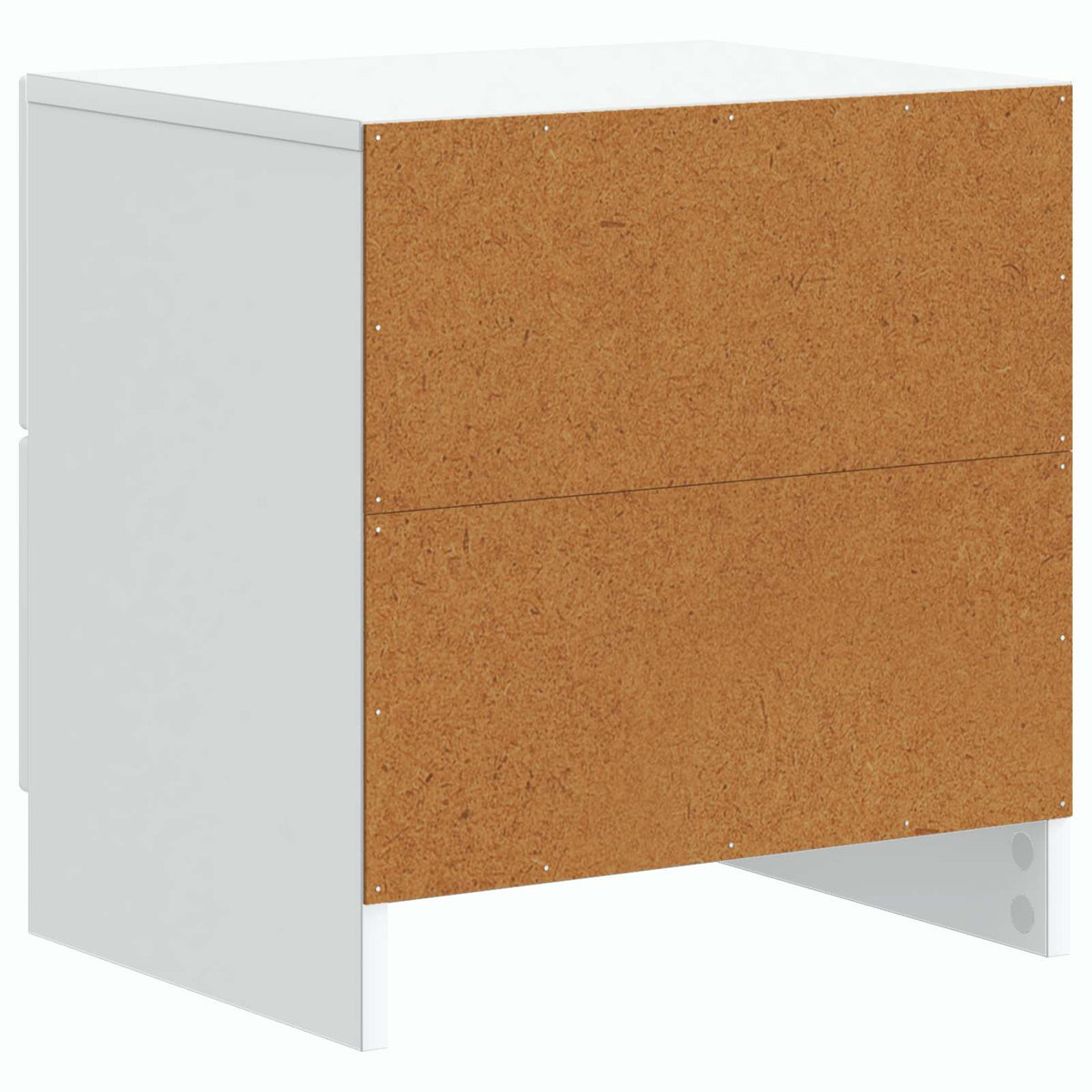 Natskab 2 stk. Hvid 43 x 34,5 x 44,5 cm Konstrueret træ
