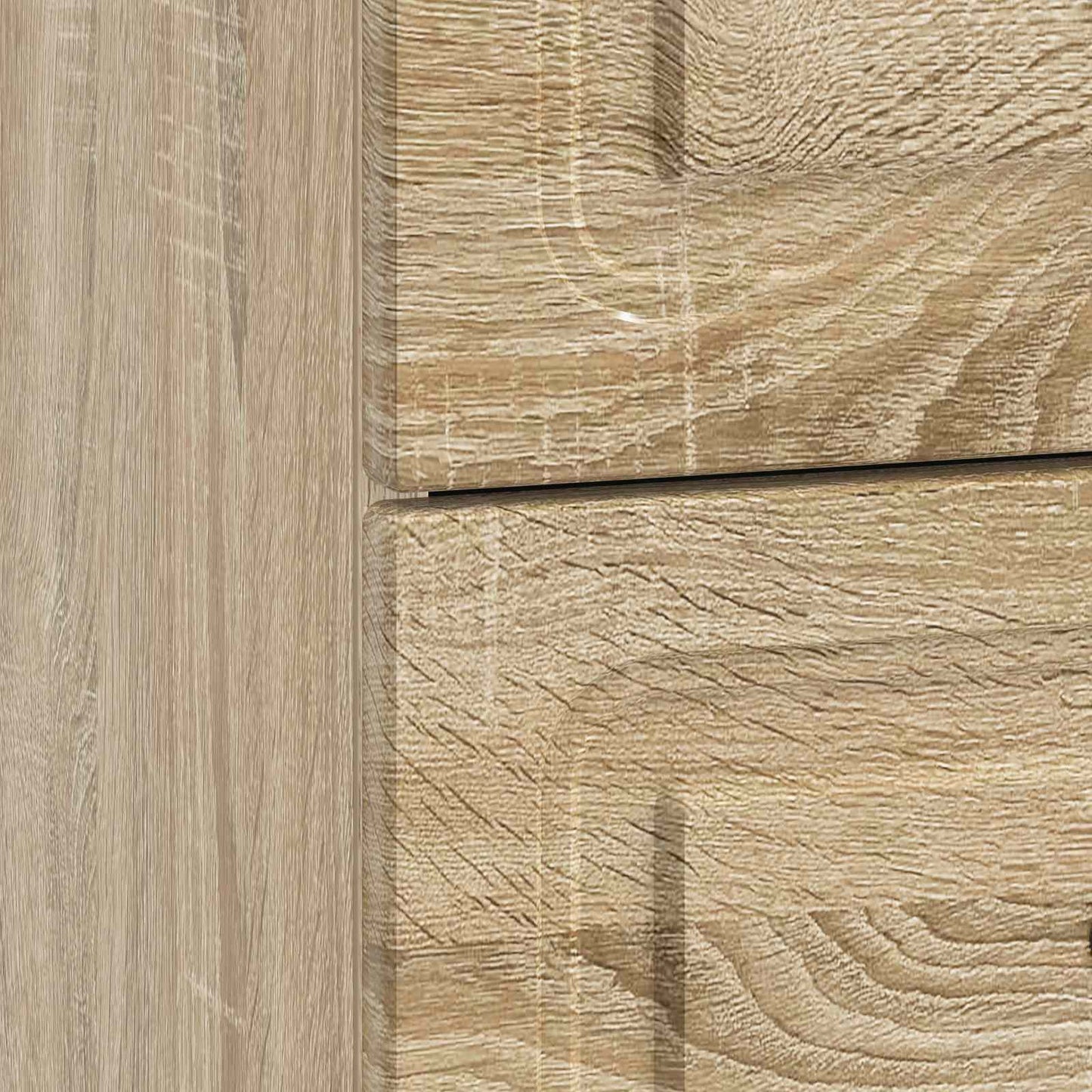 Natskab 2 stk. Sonoma-eg 43 x 34,5 x 44,5 cm Konstrueret træ