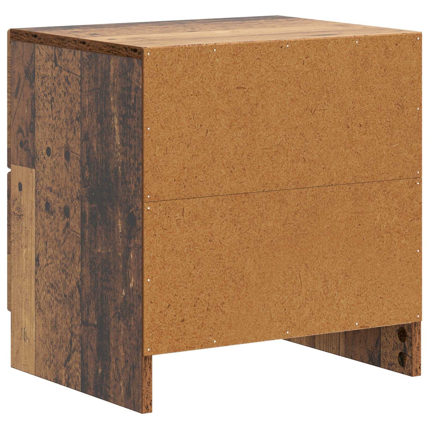Natskab 2 stk. Gammelt træ 43 x 34,5 x 44,5 cm Konstrueret træ