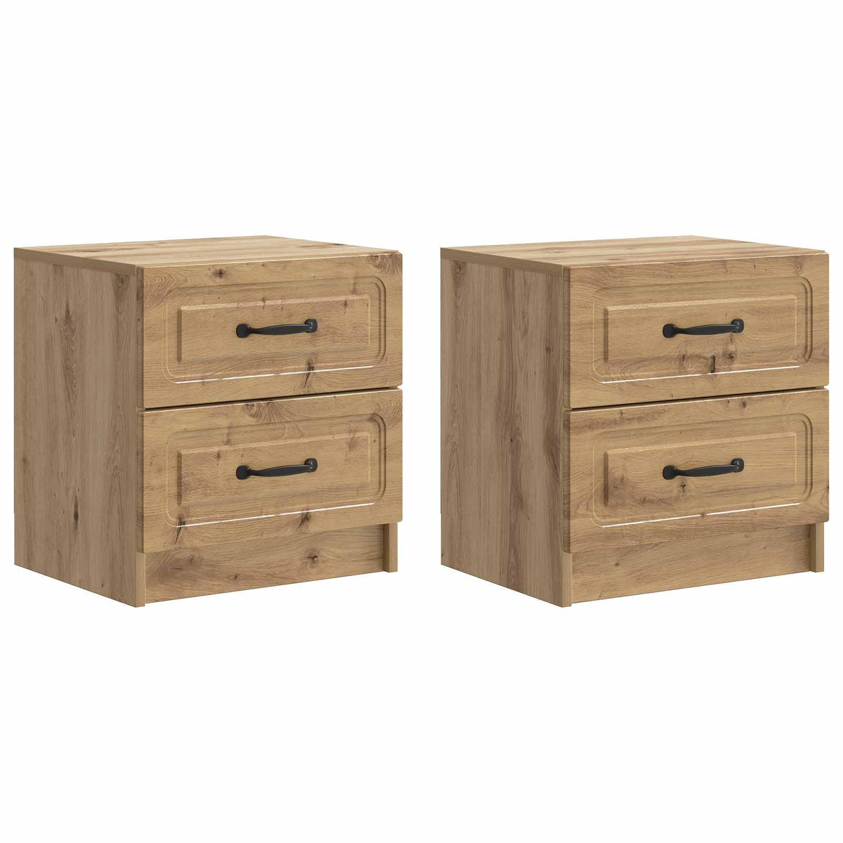 Natskab 2 stk. Artisan-eg 43 x 34,5 x 44,5 cm Konstrueret træ