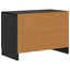 Natskab Sort 62 x 34,5 x 44,5 cm Konstrueret træ