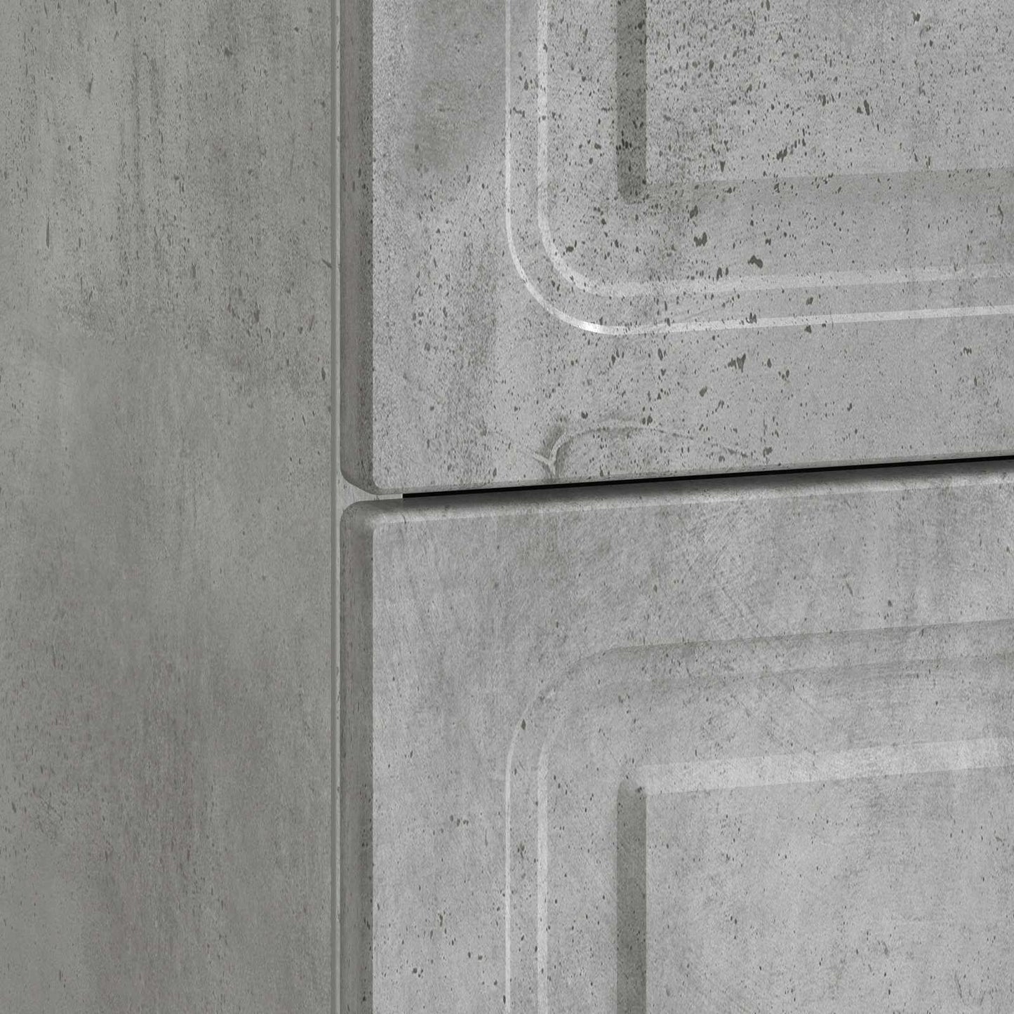 Natskab Betongrå 62 x 34,5 x 44,5 cm Konstrueret træ
