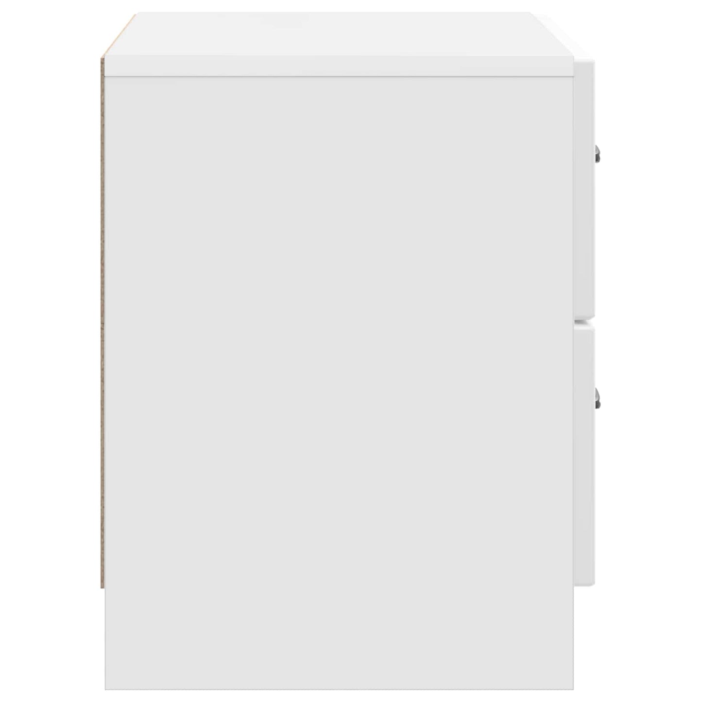 Natskab Hvid højglans 62 x 34,5 x 44,5 cm Konstrueret træ