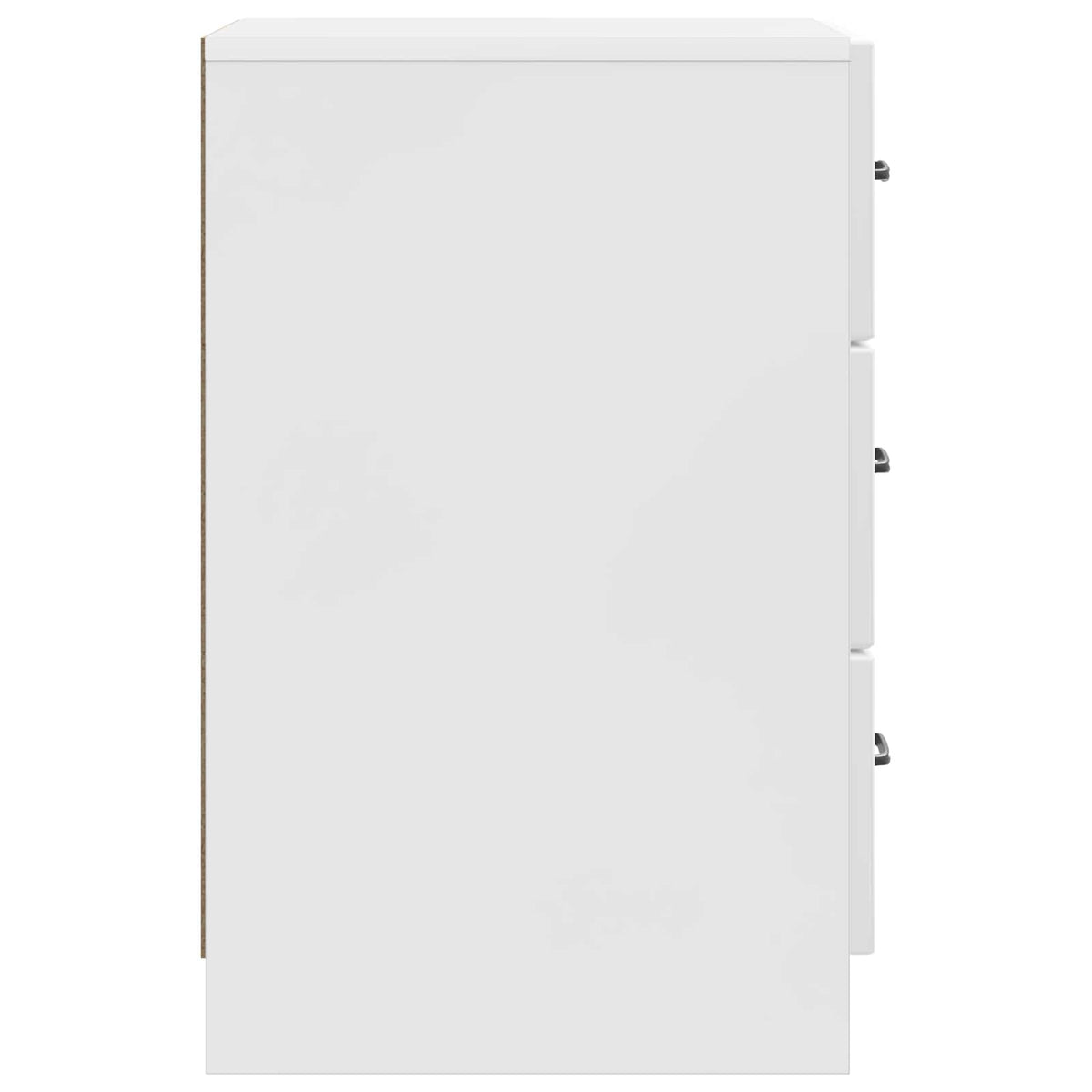 Natskab Hvid højglans 43 x 41 x 63,5 cm Konstrueret træ