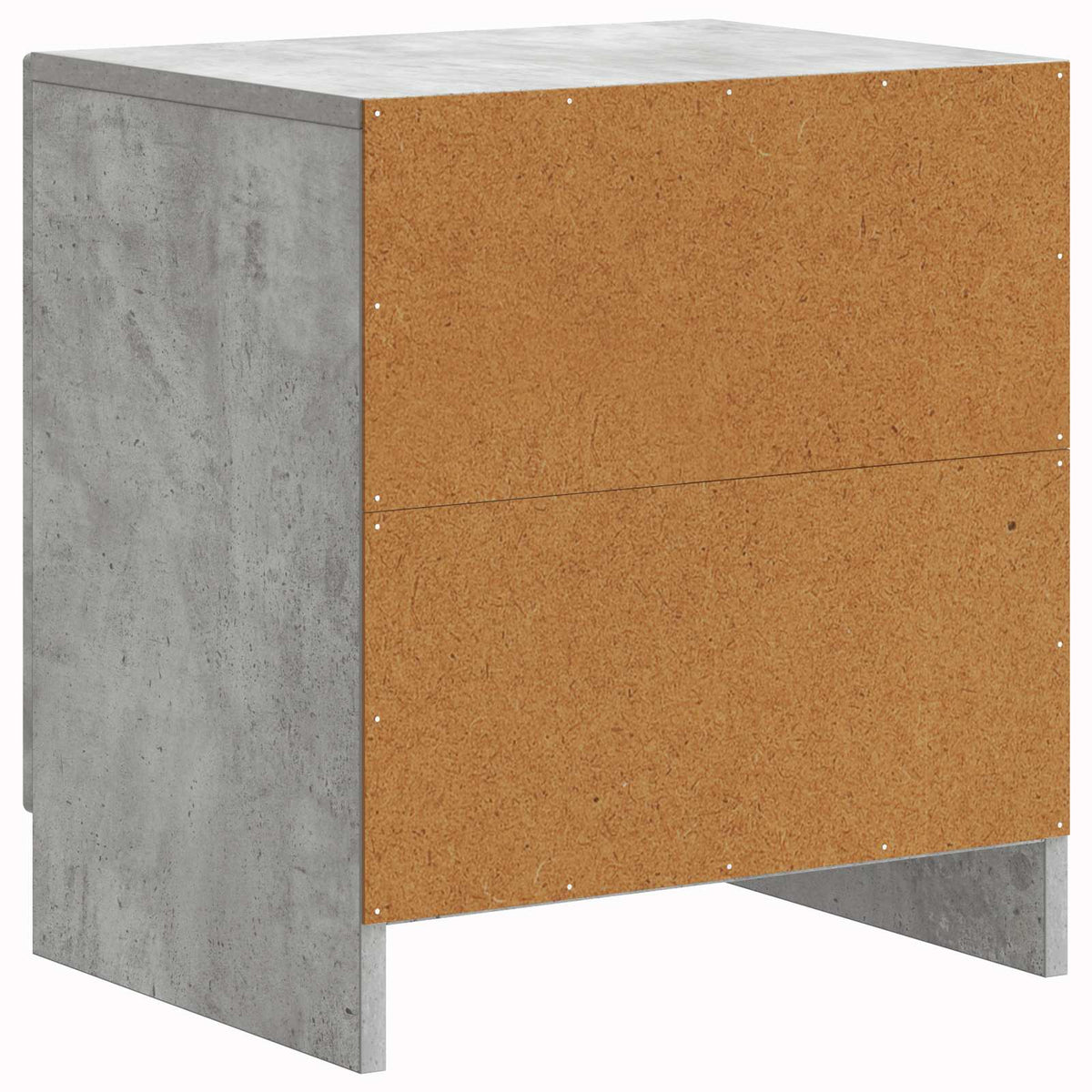 Natskab 2 stk. Betongrå 43 x 34,5 x 47 cm Konstrueret træ