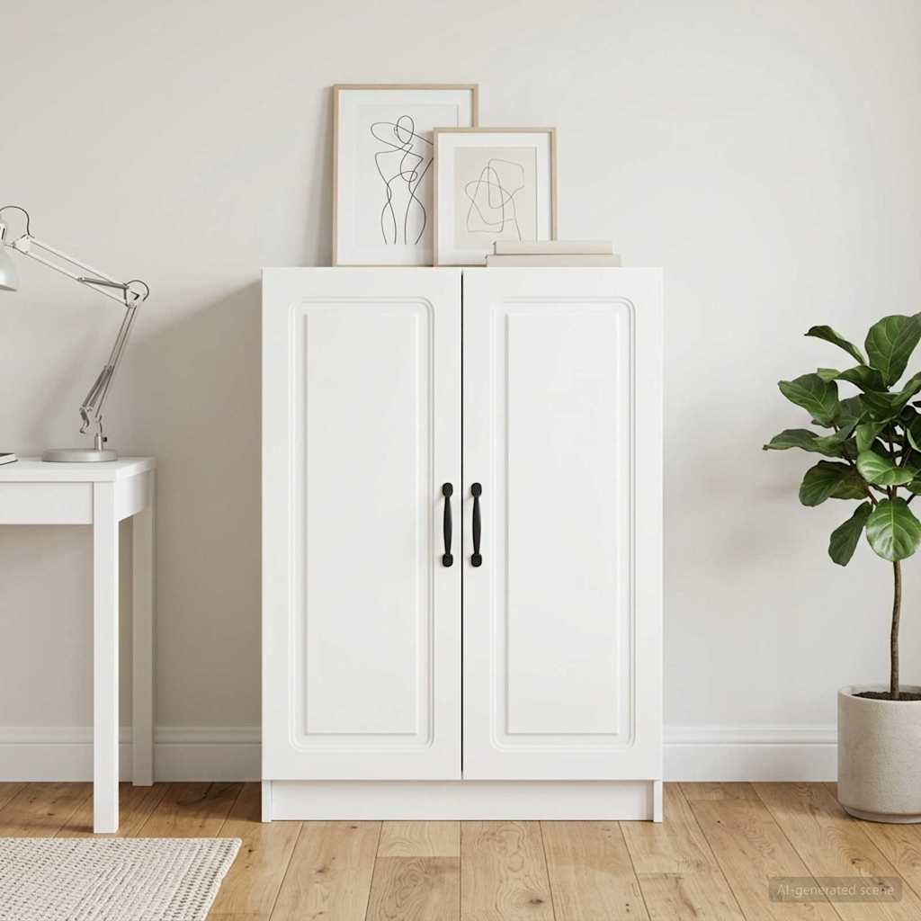 Sideboard Hvid 66 x 34,5 x 87 cm Konstrueret træ