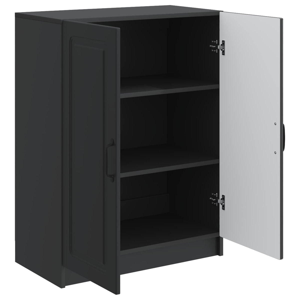 Sideboard Sort 66 x 34,5 x 87 cm Konstrueret træ