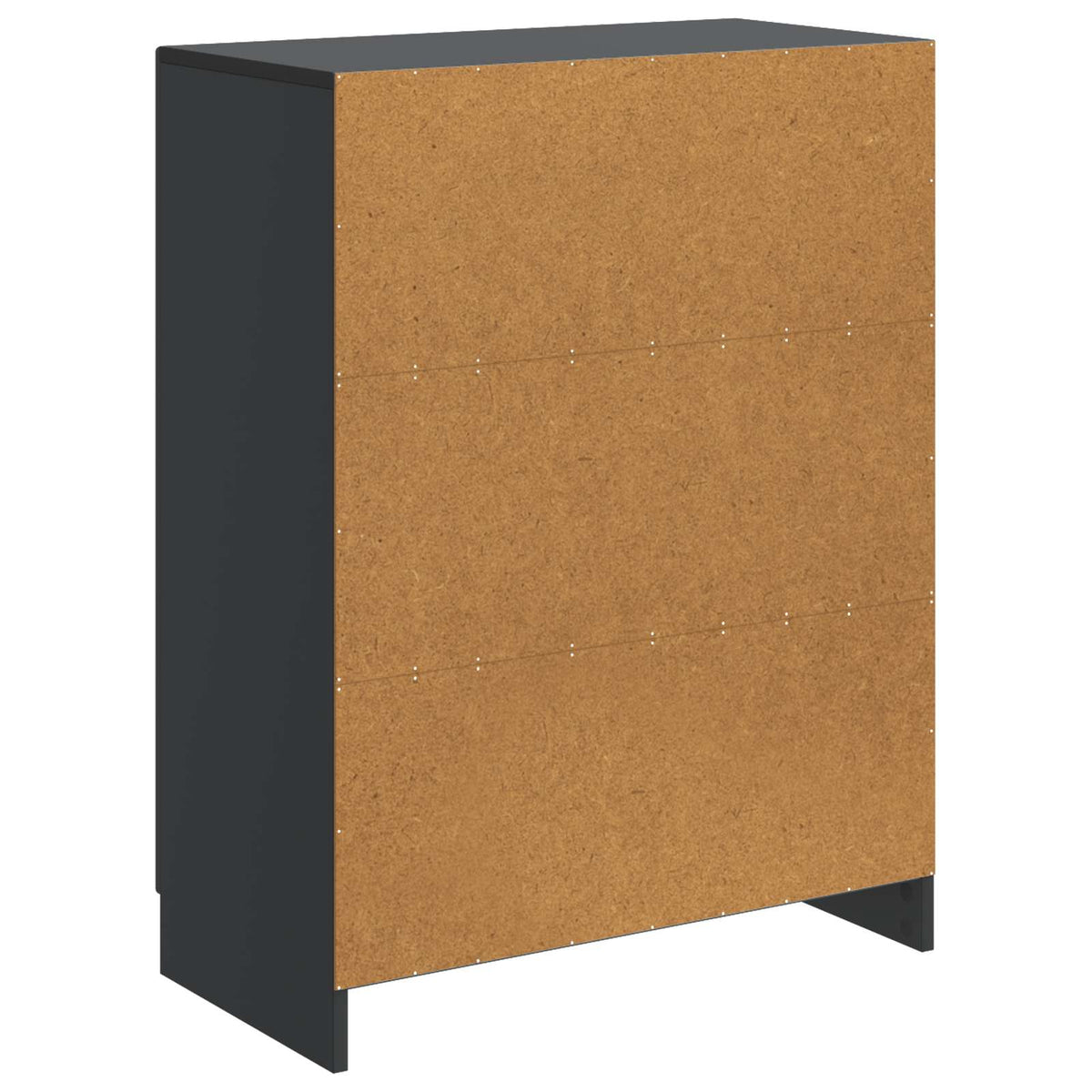Sideboard Sort 66 x 34,5 x 87 cm Konstrueret træ