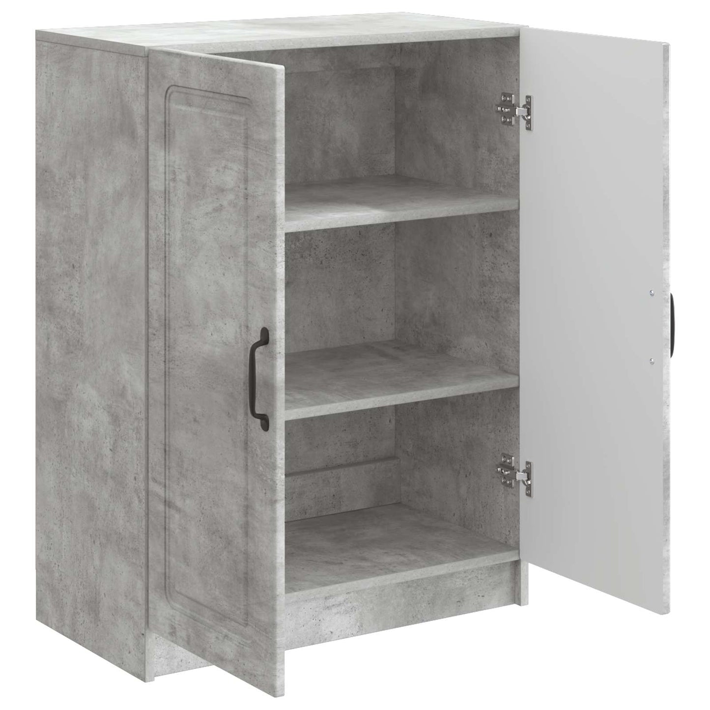 Sideboard Betongrå 66 x 34,5 x 87 cm Konstrueret træ