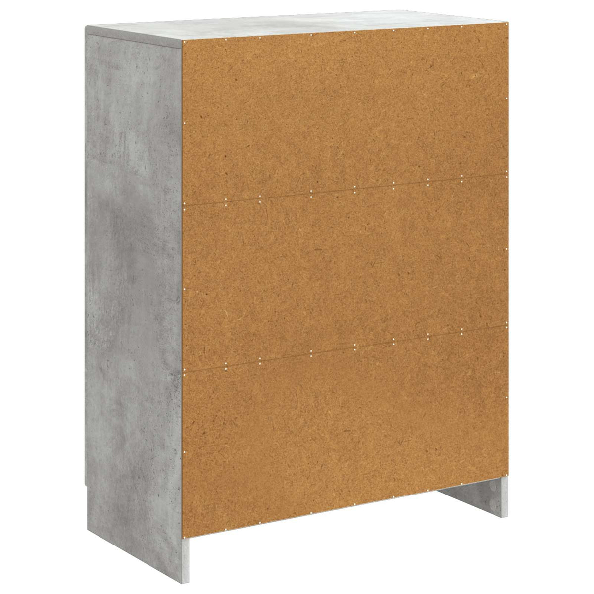 Sideboard Betongrå 66 x 34,5 x 87 cm Konstrueret træ