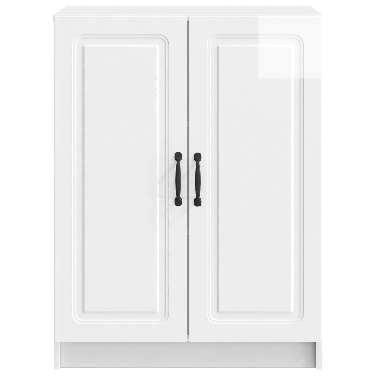 Sideboard Hvid højglans 66 x 34,5 x 87 cm Konstrueret træ