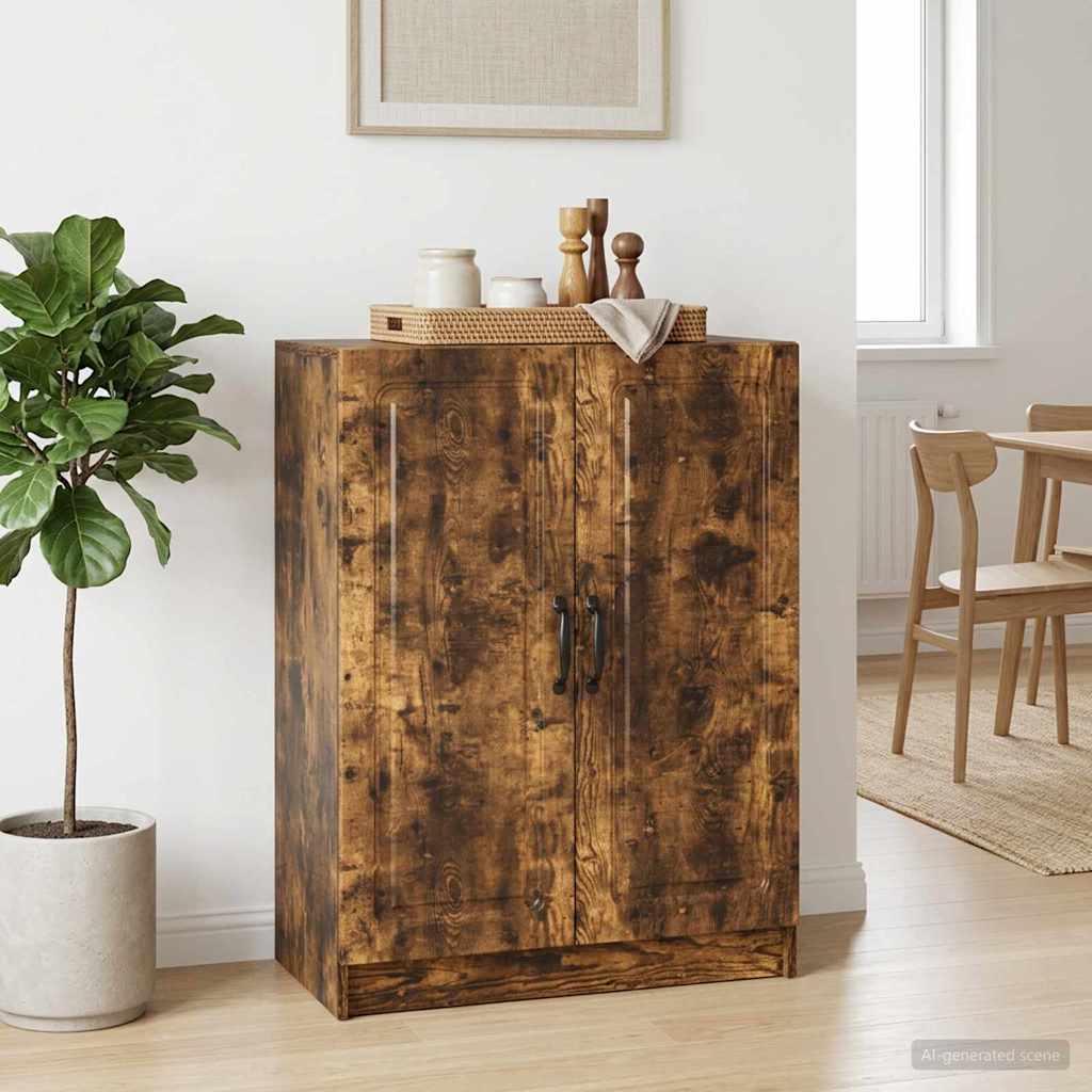 Sideboard Røget eg 66 x 34,5 x 87 cm Konstrueret træ