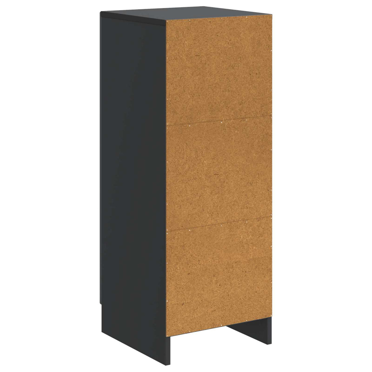 Sideboard Sort 33 x 34,5 x 87 cm Konstrueret træ