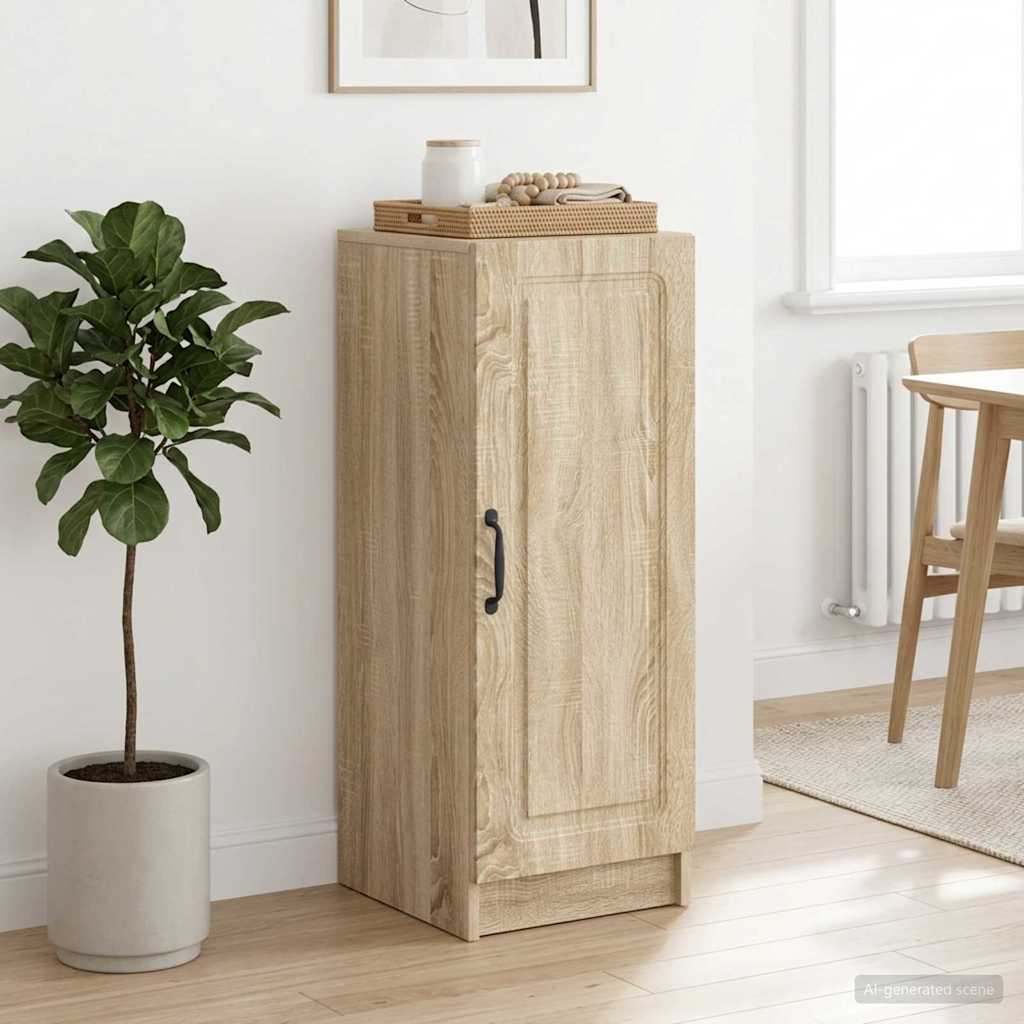 Sideboard Sonoma-eg 33 x 34,5 x 87 cm Konstrueret træ