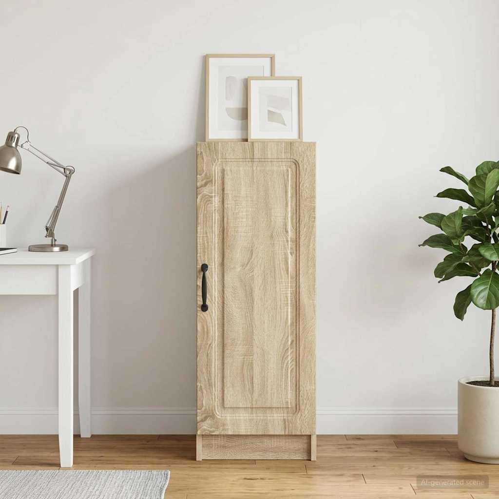 Sideboard Sonoma-eg 33 x 34,5 x 87 cm Konstrueret træ