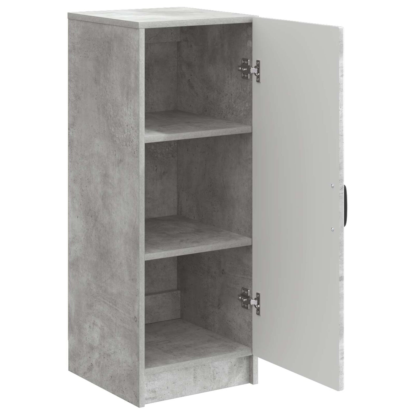 Sideboard Betongrå 33 x 34,5 x 87 cm Konstrueret træ