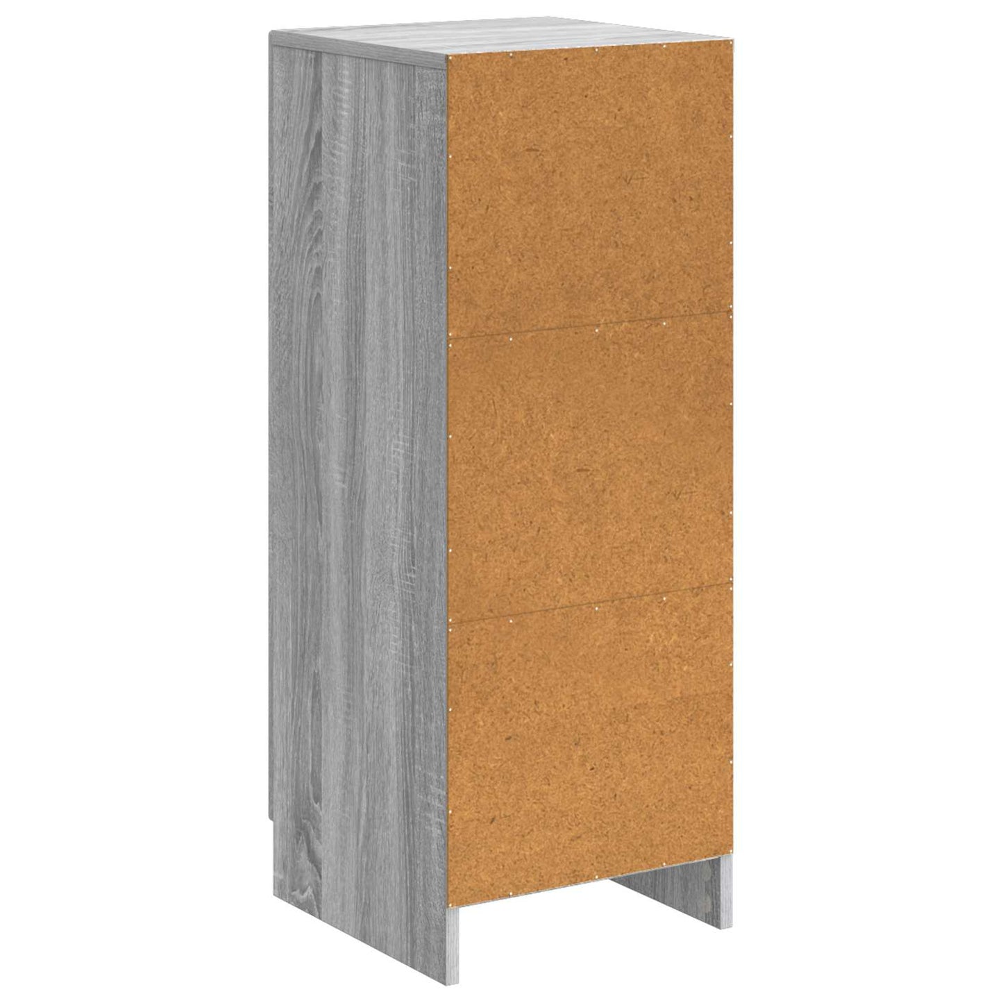 Sideboard Grå sonoma-eg 33 x 34,5 x 87 cm Konstrueret træ