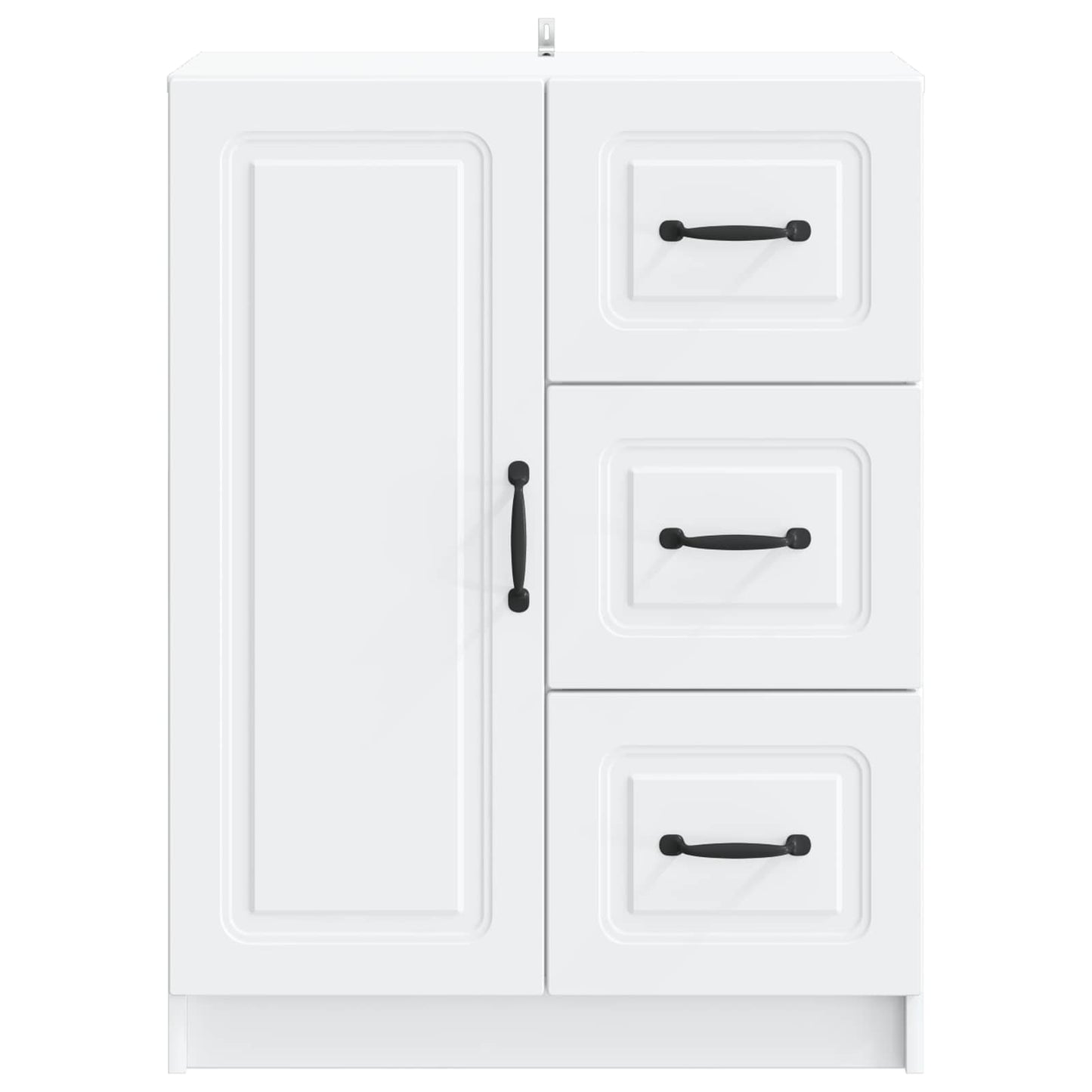 Sideboard Hvid 66 x 34,5 x 87 cm Konstrueret træ