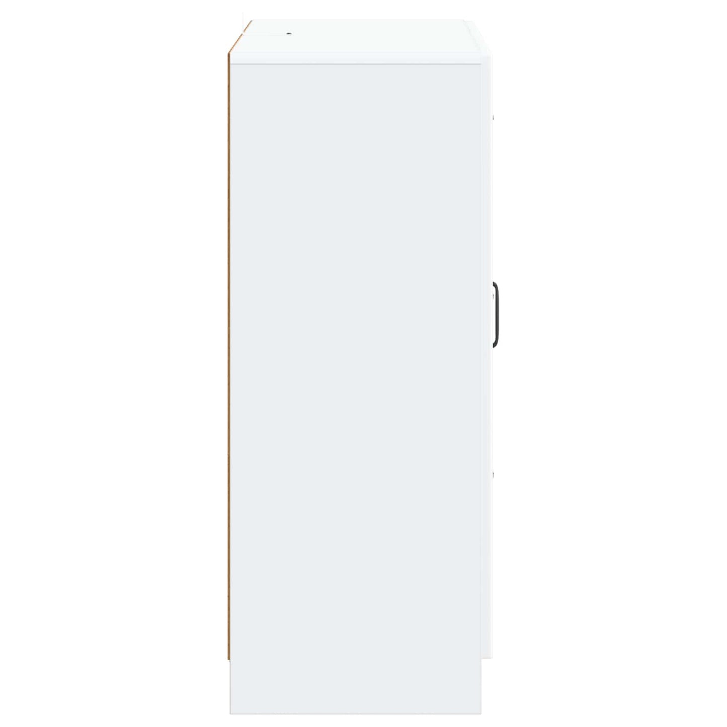 Sideboard Hvid 66 x 34,5 x 87 cm Konstrueret træ
