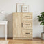 Sideboard Sonoma-eg 66 x 34,5 x 87 cm Konstrueret træ