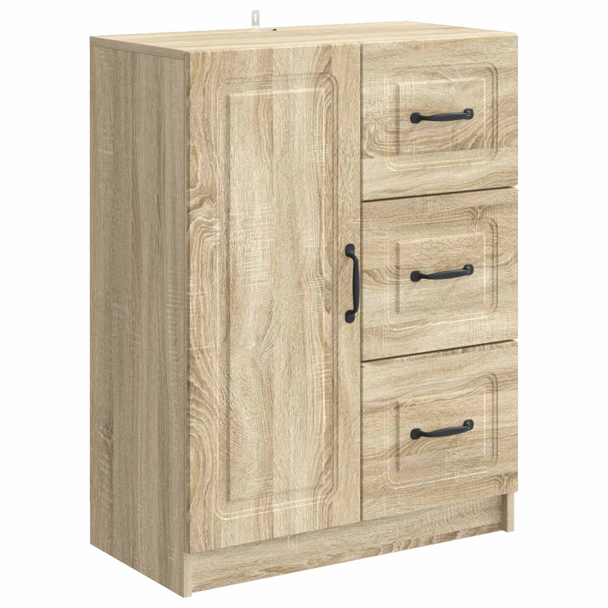 Sideboard Sonoma-eg 66 x 34,5 x 87 cm Konstrueret træ