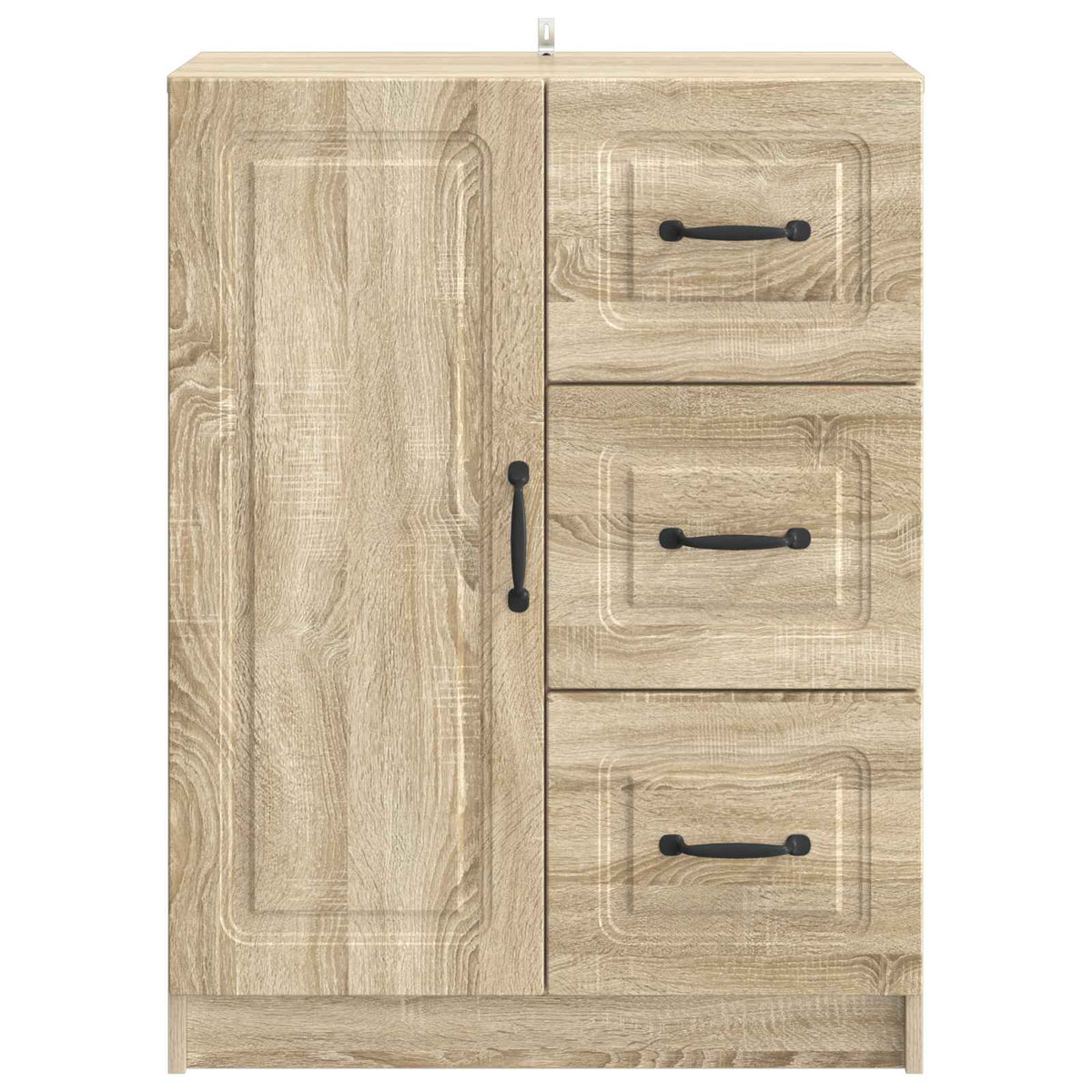Sideboard Sonoma-eg 66 x 34,5 x 87 cm Konstrueret træ