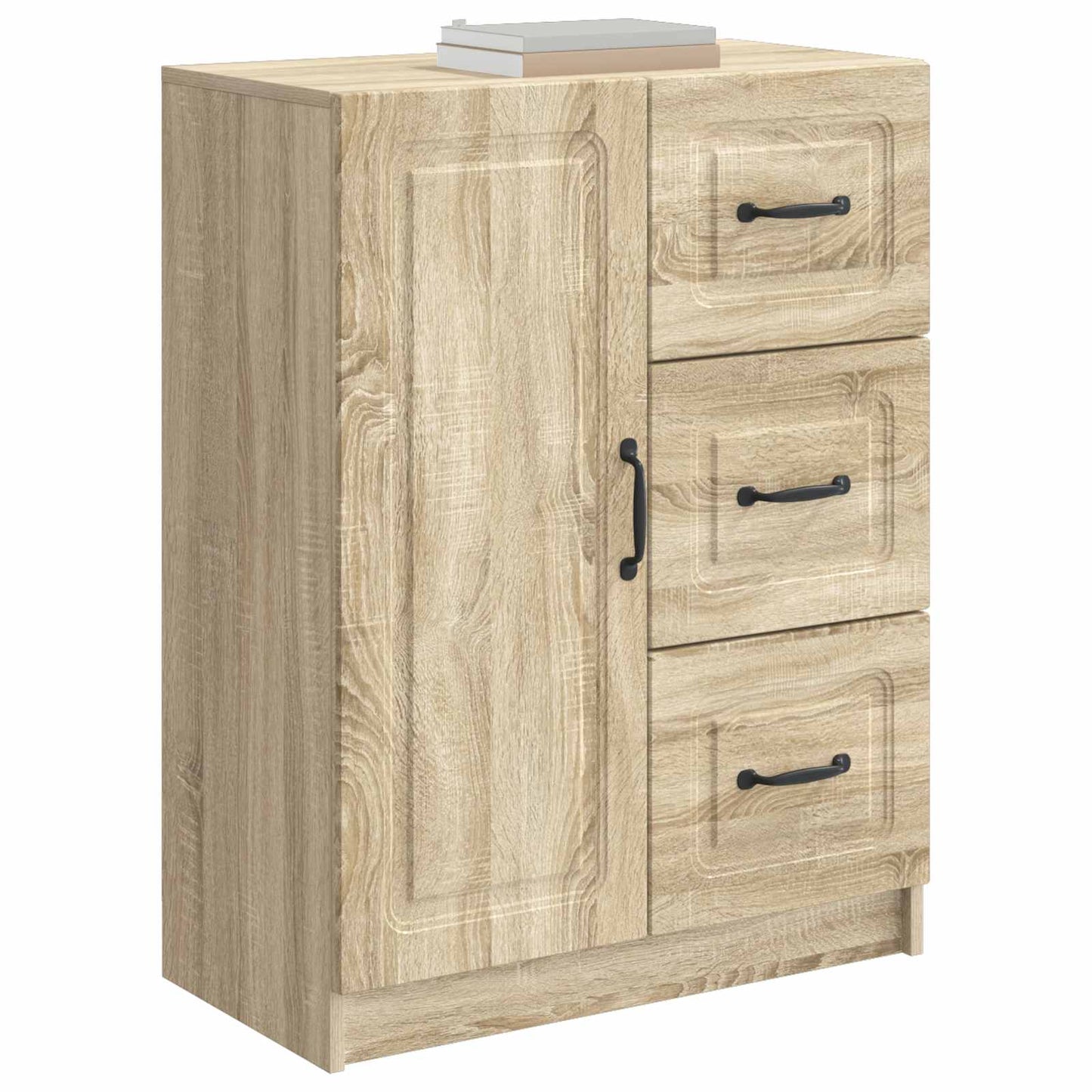Sideboard Sonoma-eg 66 x 34,5 x 87 cm Konstrueret træ