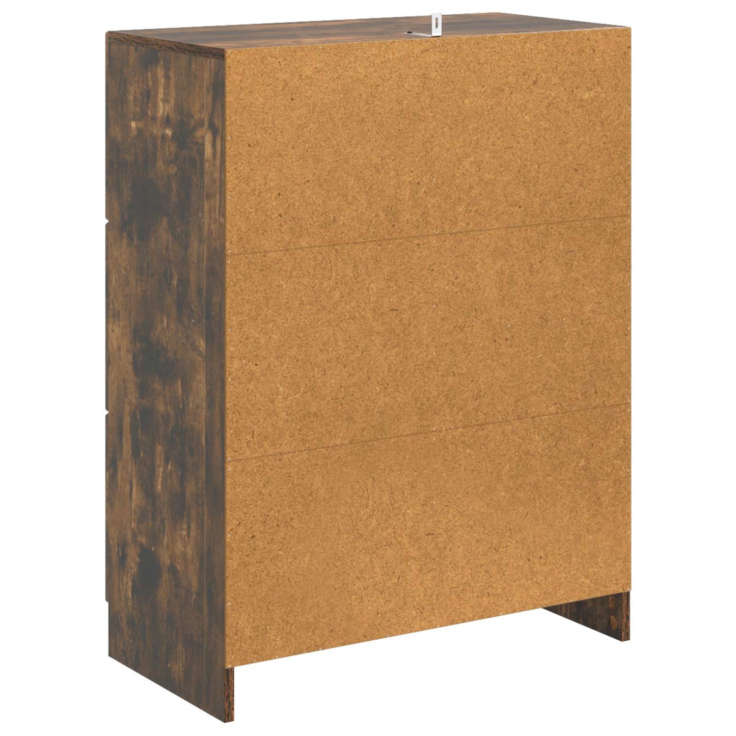 Sideboard med skuffe Røget eg 66 x 34,5 x 87 cm Konstrueret træ
