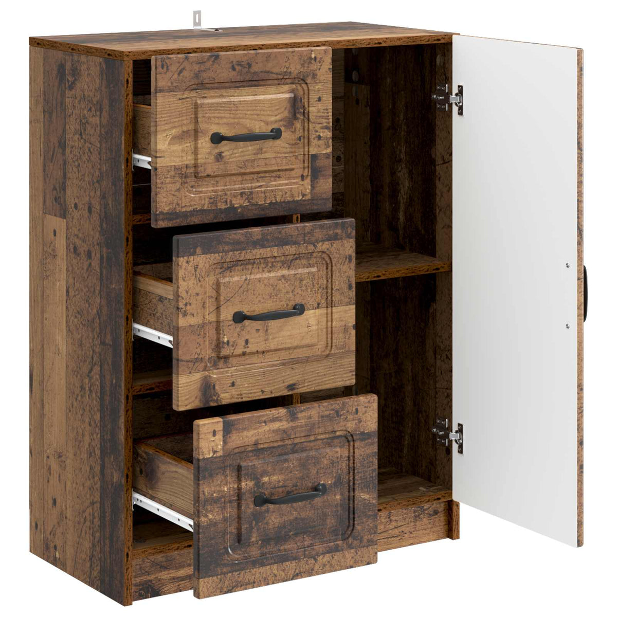 Sideboard Gammelt træ 66 x 34,5 x 87 cm Konstrueret træ