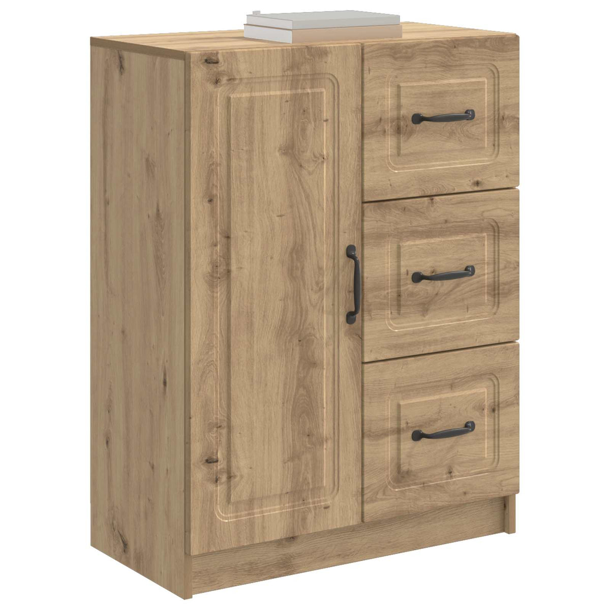 Sideboard Artisan-eg 66 x 34,5 x 87 cm Konstrueret træ