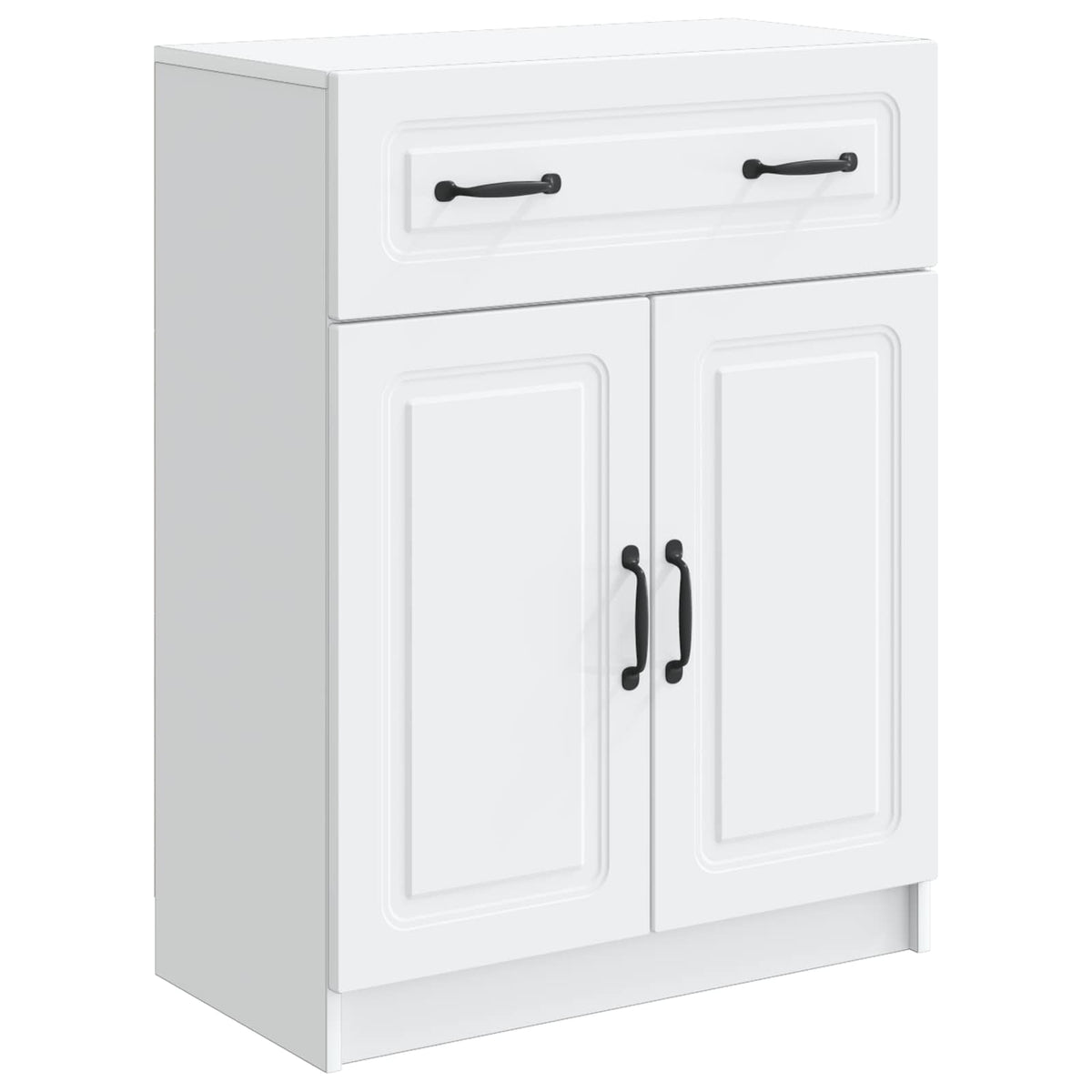 Sideboard Hvid 66 x 34,5 x 87 cm Konstrueret træ