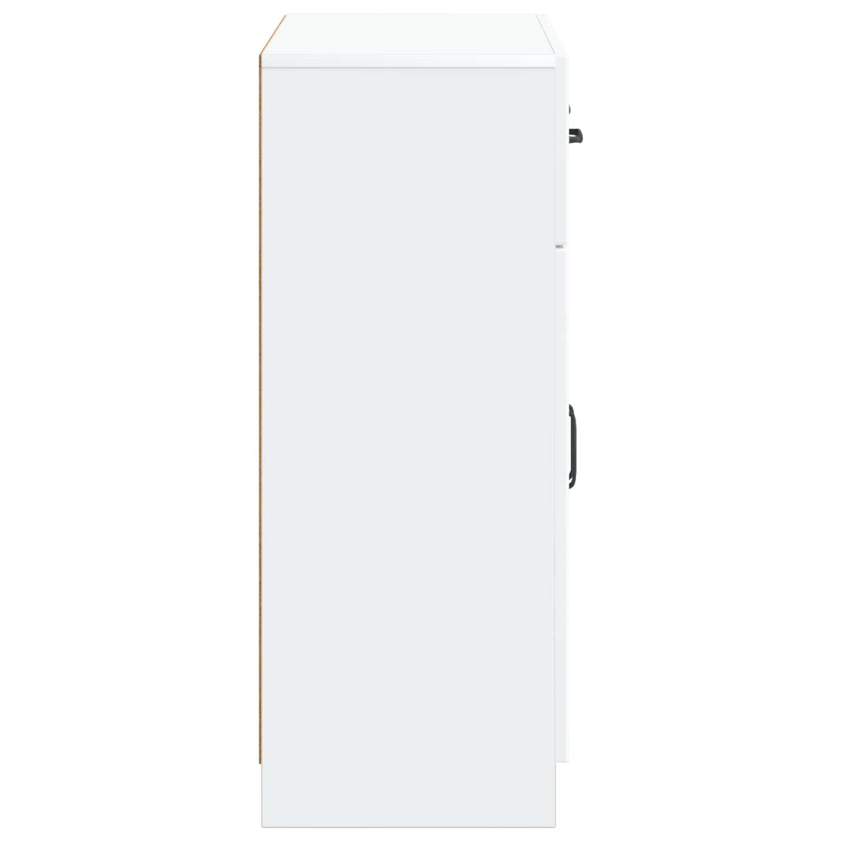 Sideboard Hvid 66 x 34,5 x 87 cm Konstrueret træ