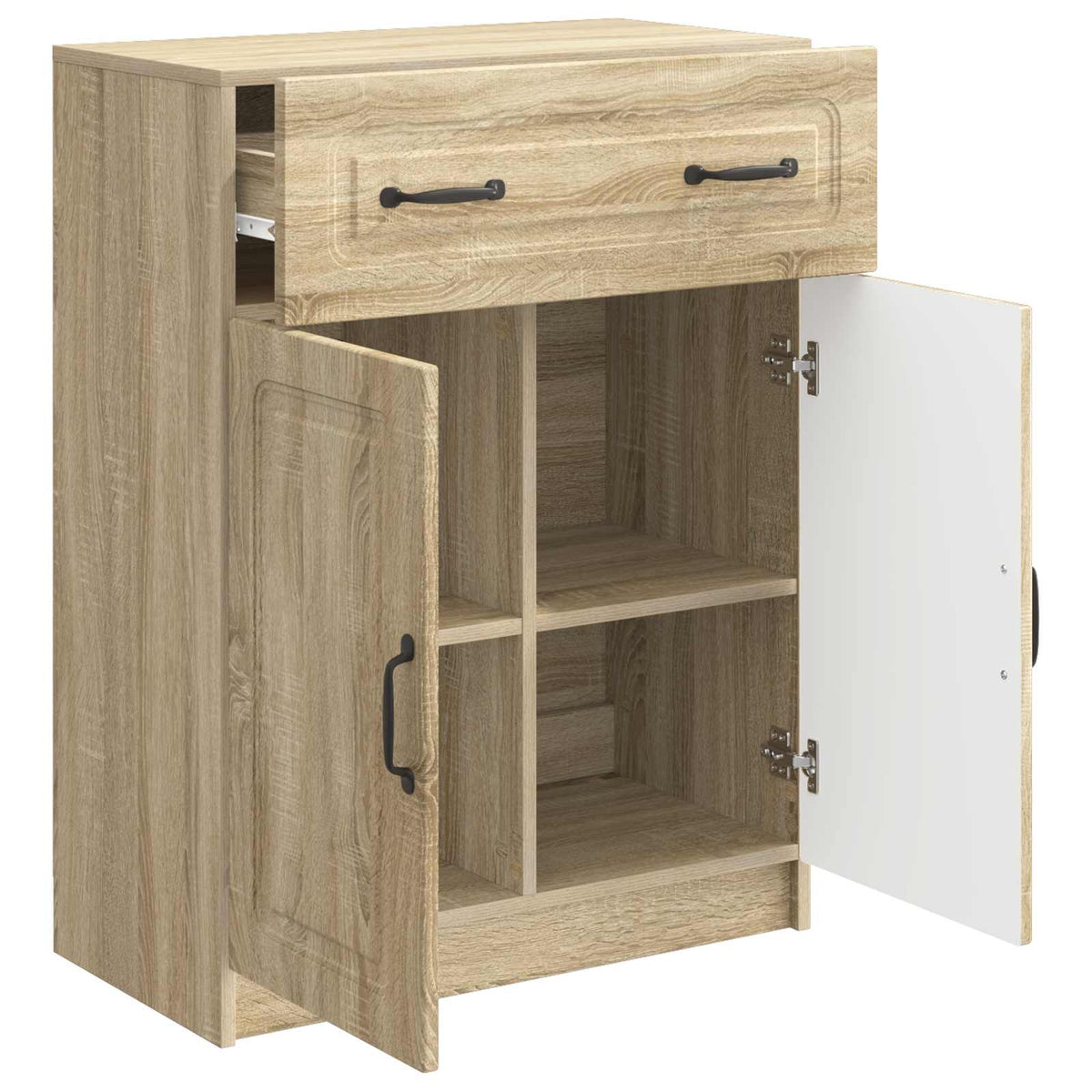 Sideboard Sonoma-eg 66 x 34,5 x 87 cm Konstrueret træ