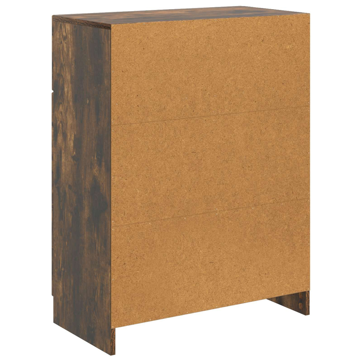 Sideboard med skuffe Røget eg 66 x 34,5 x 87 cm Konstrueret træ