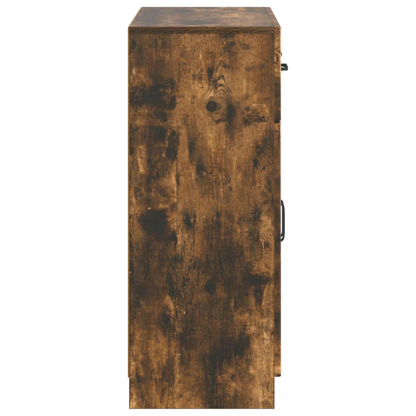 Sideboard med skuffe Røget eg 66 x 34,5 x 87 cm Konstrueret træ