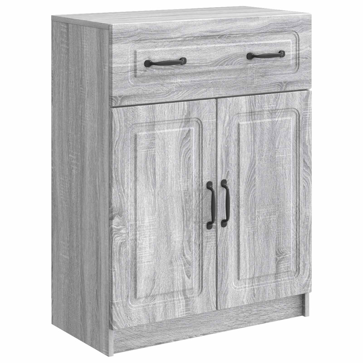 Sideboard Grå sonoma-eg 66 x 34,5 x 87 cm Konstrueret træ