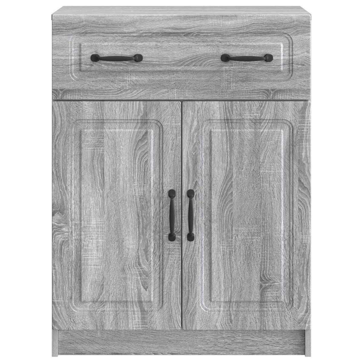 Sideboard Grå sonoma-eg 66 x 34,5 x 87 cm Konstrueret træ