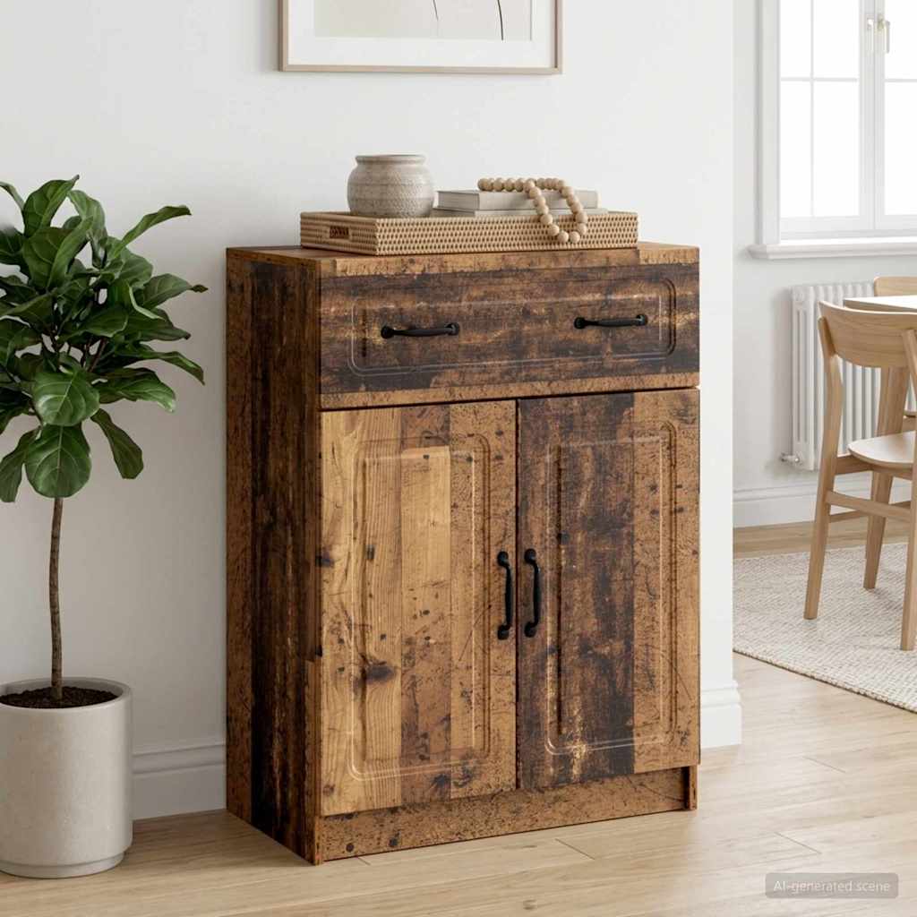 Sideboard Gammelt træ 66 x 34,5 x 87 cm Konstrueret træ