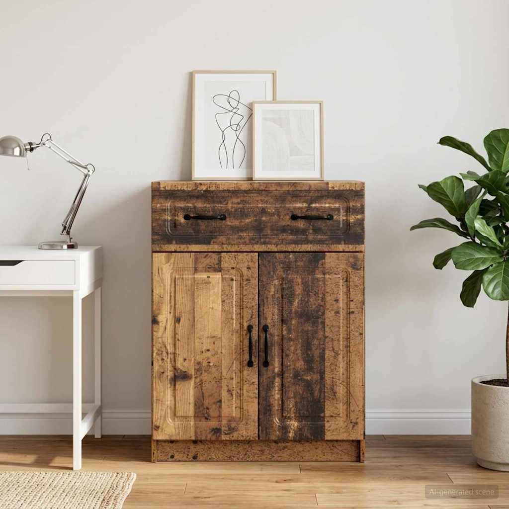 Sideboard Gammelt træ 66 x 34,5 x 87 cm Konstrueret træ