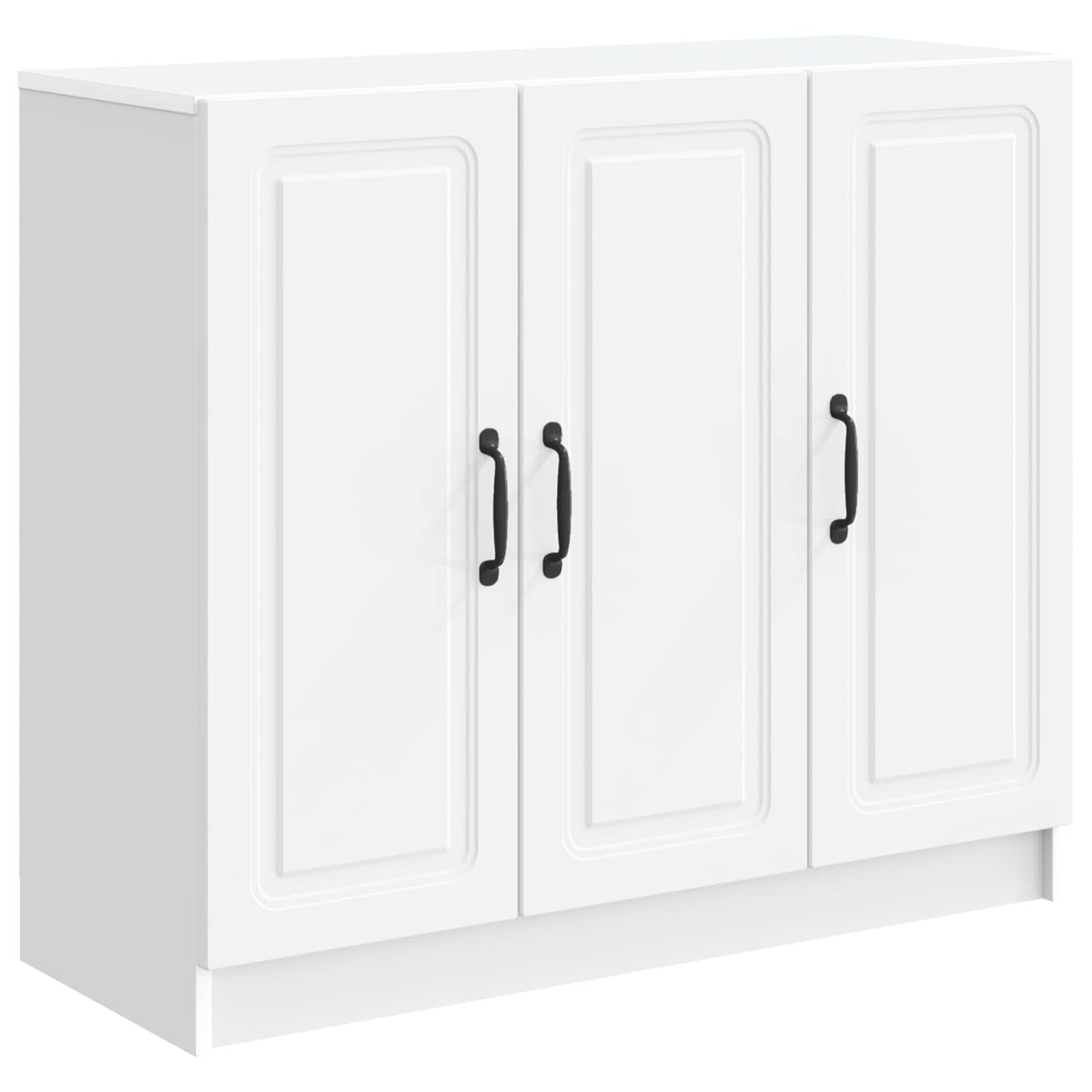 Sideboard Hvid 89 x 34,5 x 77 cm Konstrueret træ