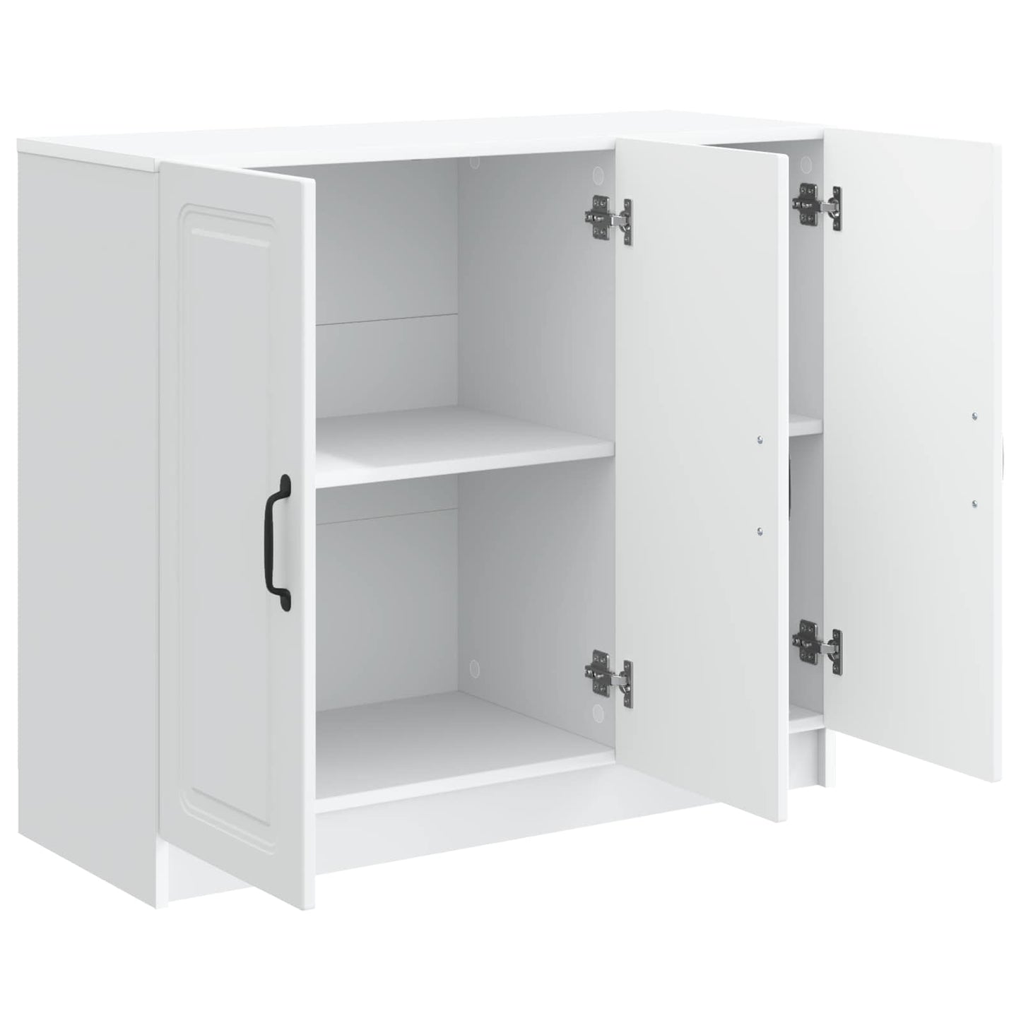 Sideboard Hvid 89 x 34,5 x 77 cm Konstrueret træ