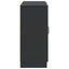 Sideboard Sort 89 x 34,5 x 77 cm Konstrueret træ