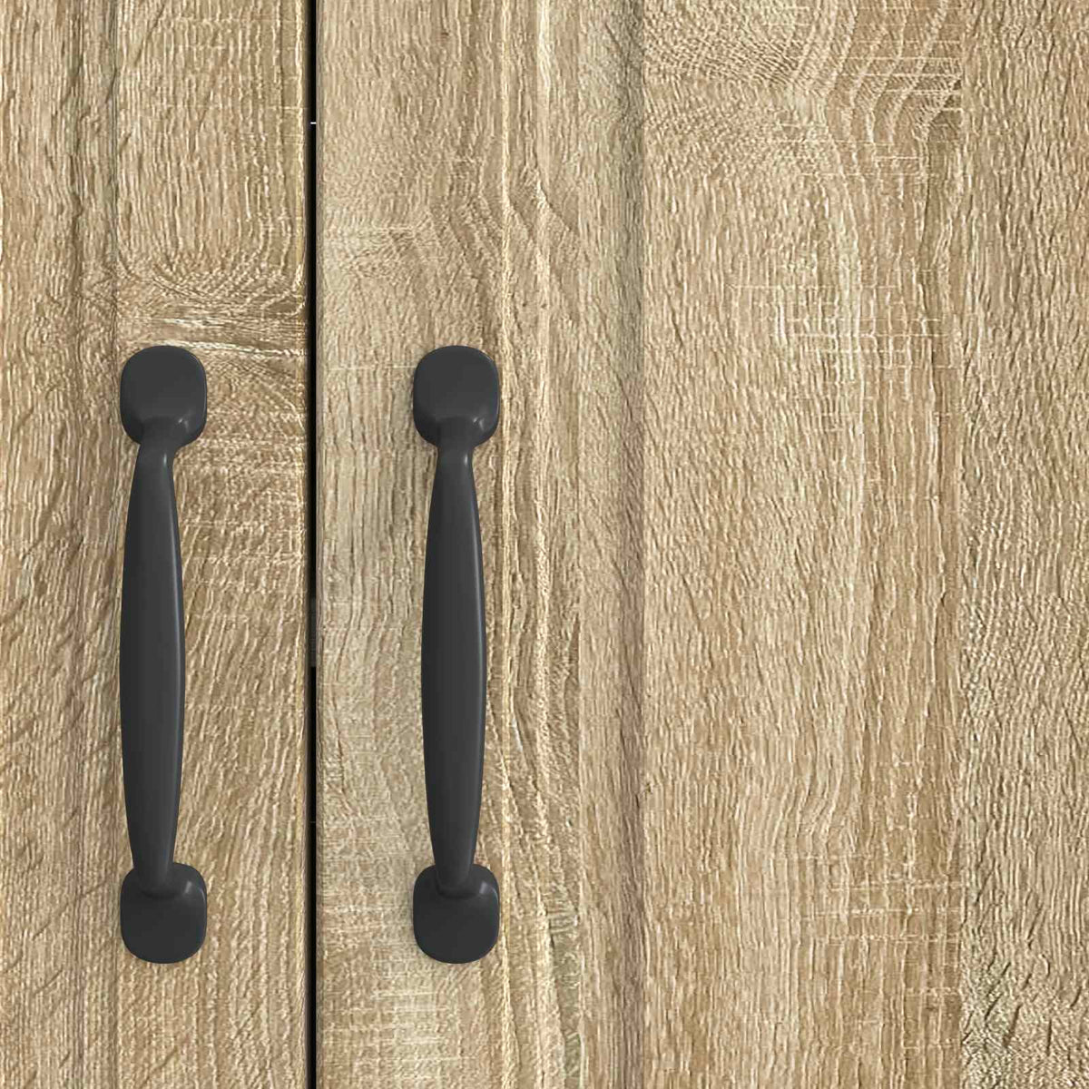 Sideboard Sonoma-eg 89 x 34,5 x 77 cm Konstrueret træ